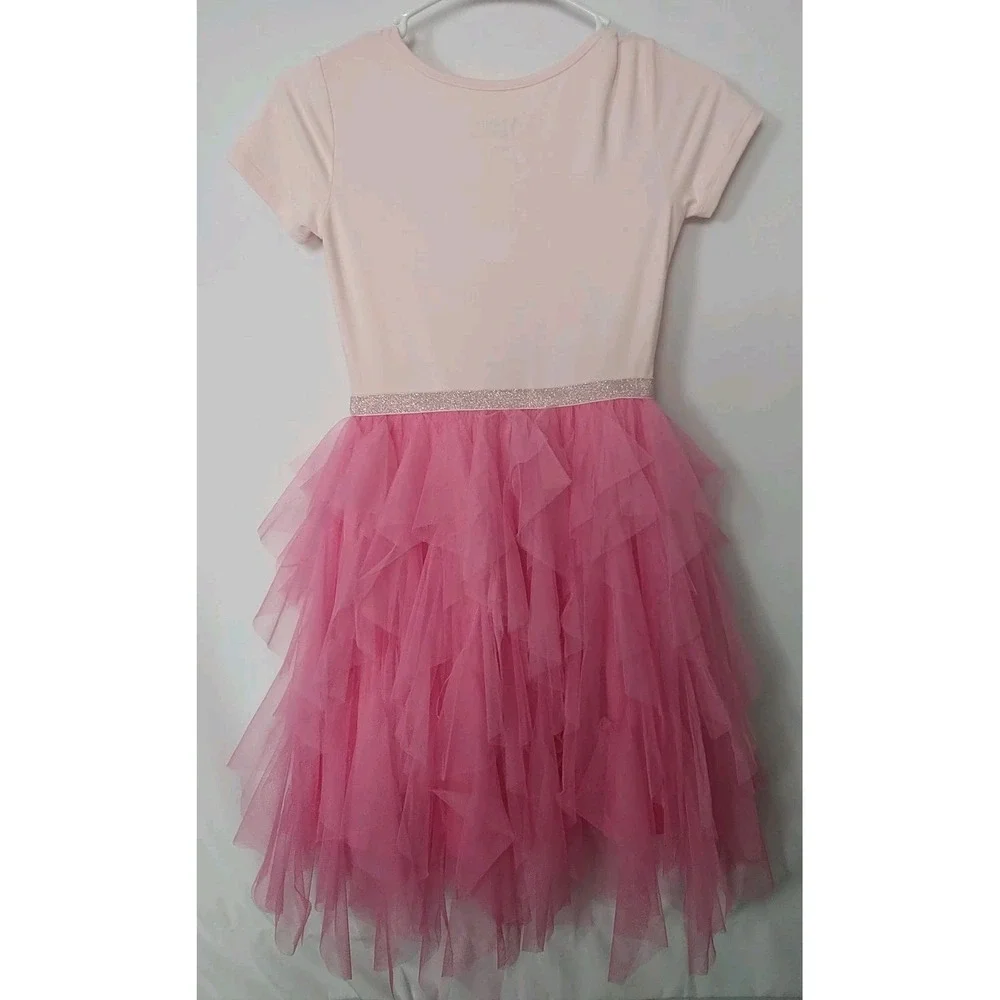 Girls Disney Minnie Mouse Size 9/10 Dress Pink Tulle